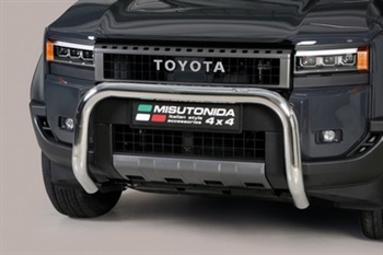 Frontbøjle (Super Bar) EU godkendt - Blank i rustfri stål til Toyota Landcruiser 250 Årgang 2025+